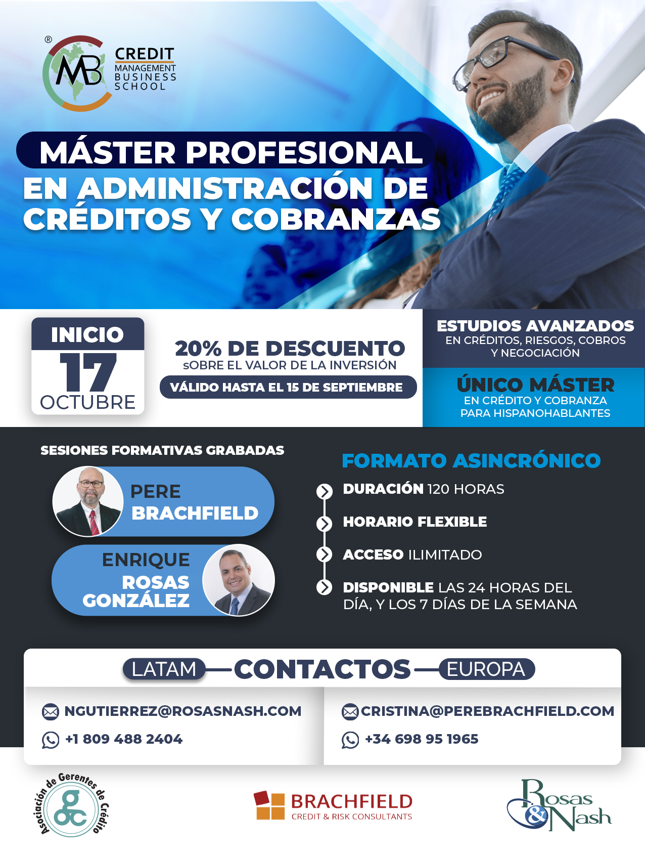 Máster Profesional Online En Administración De Créditos Y Cobranzas ...